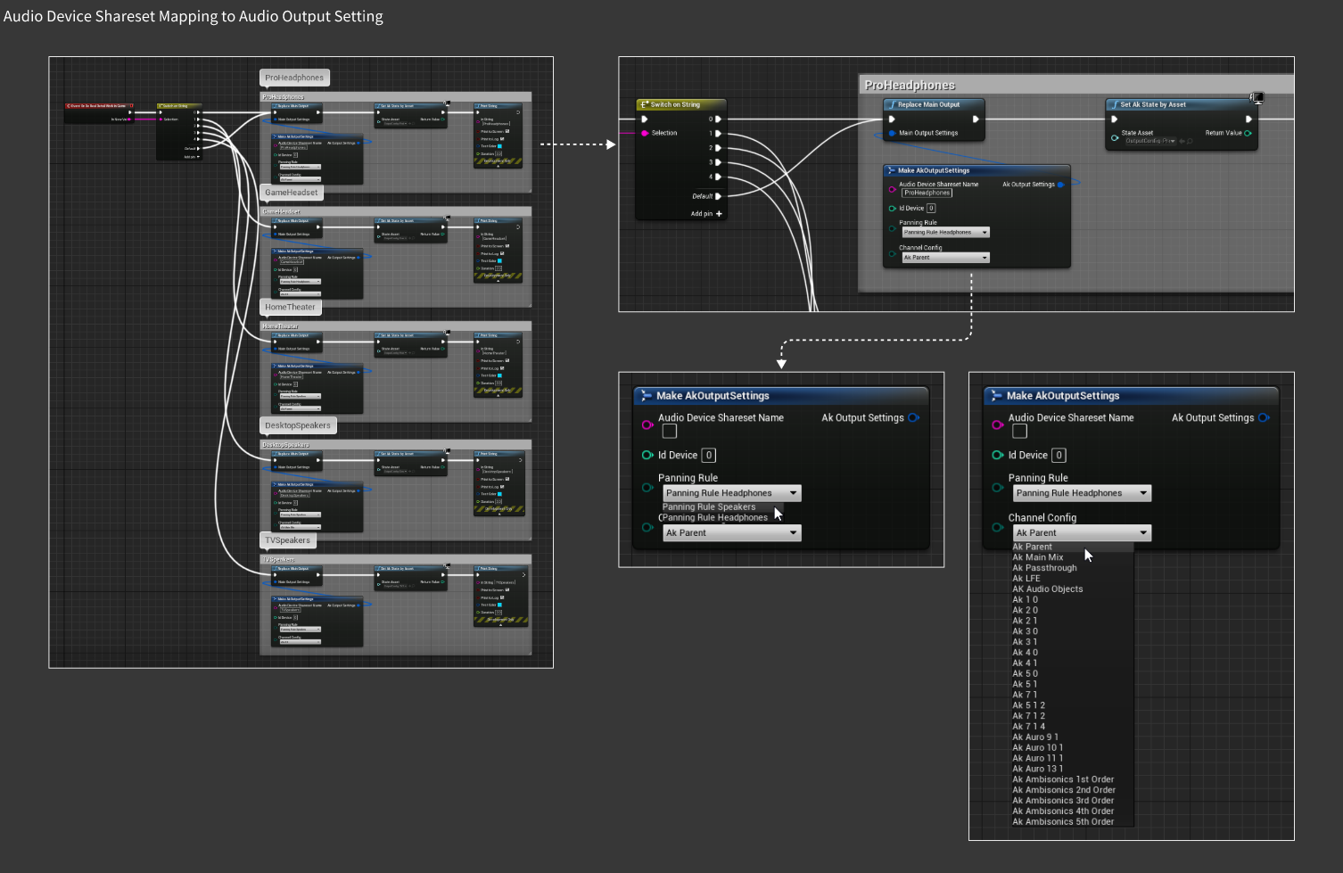 Audio Output Config