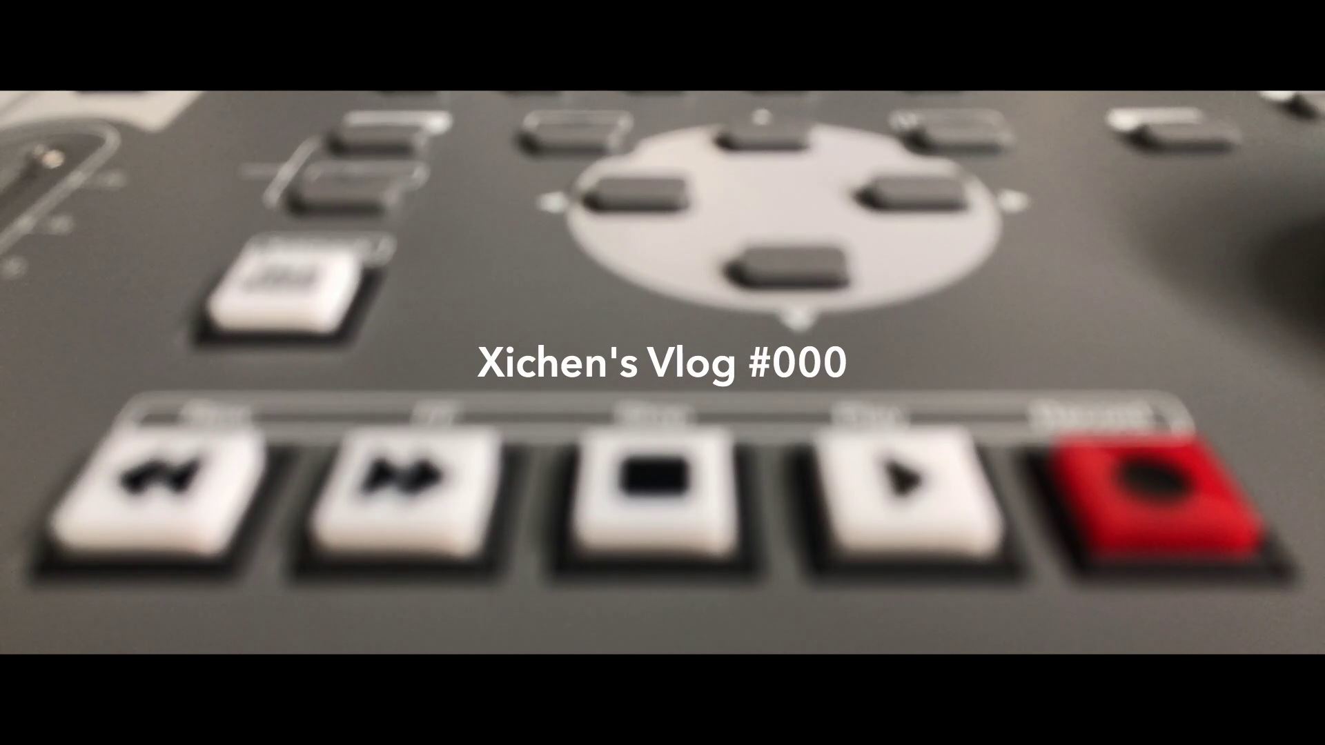 Xichen Vlog 000 Cover